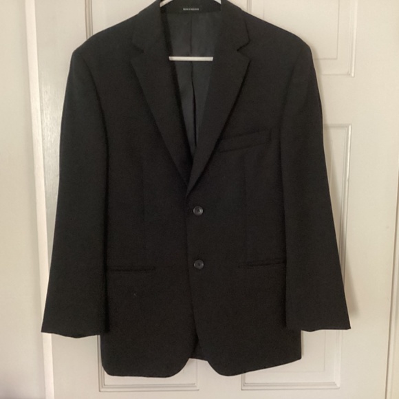 Men’s Black Blazer / Suit Jacket 100% Wool (size 38 Short) - Picture 2 of 9
